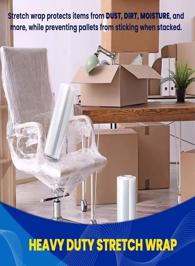 INNOVATE360 مادة تغليف INNOVATE360، مقاس 12 بوصة (300 مم)، طول 100 متر، عبوة واحدة، لون أبيض جديد - Image 4